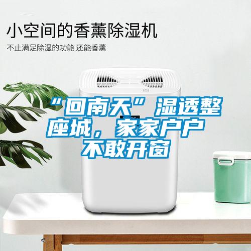 “回南天”濕透整座城，家家戶戶不敢開窗