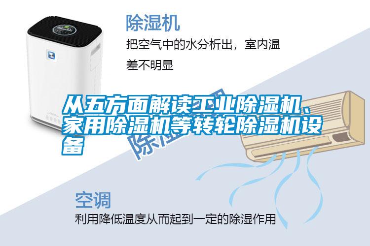 從五方面解讀工業除濕機、家用除濕機等轉輪除濕機設備