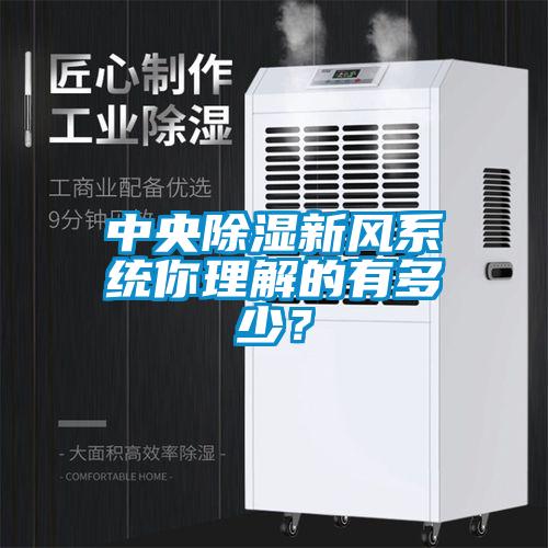 中央除濕新風系統(tǒng)你理解的有多少？