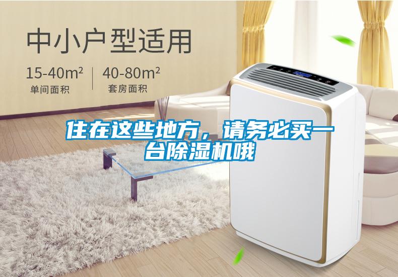 住在這些地方，請務必買一臺除濕機哦