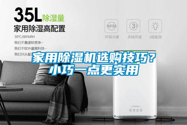 家用除濕機選購技巧？小巧一點更實用