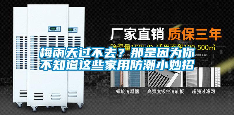 梅雨天過不去？那是因?yàn)槟悴恢肋@些家用防潮小妙招