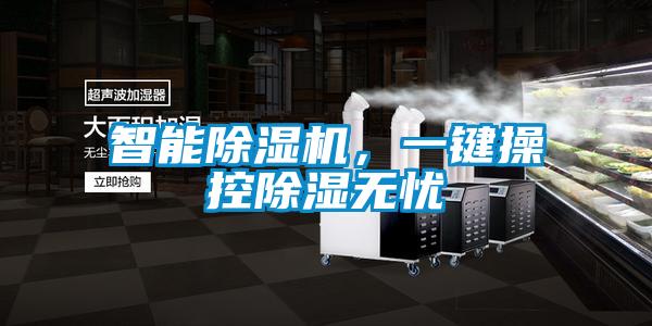 智能除濕機(jī)，一鍵操控除濕無(wú)憂