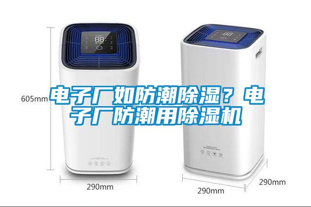 電子廠如防潮除濕？電子廠防潮用除濕機
