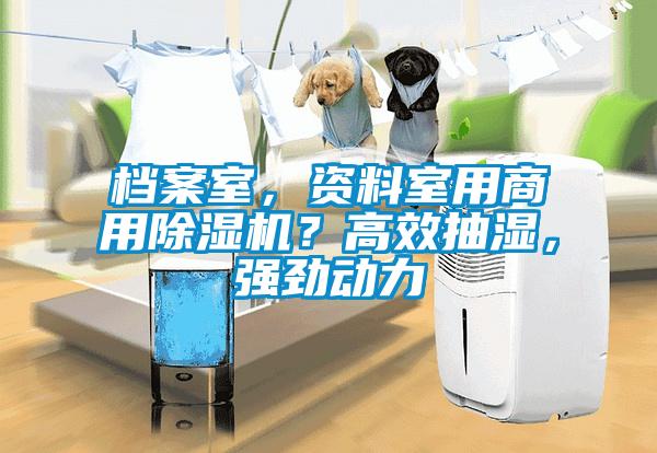 檔案室，資料室用商用除濕機？高效抽濕，強勁動力