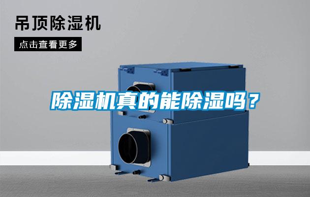 除濕機真的能除濕嗎？