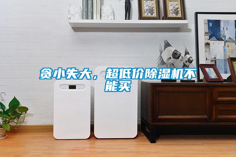 貪小失大，超低價除濕機(jī)不能買
