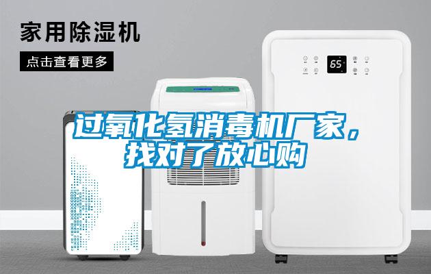過氧化氫消毒機廠家，找對了放心購