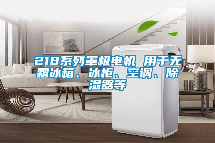 218系列罩極電機 用于無霜冰箱、冰柜、空調、除濕器等