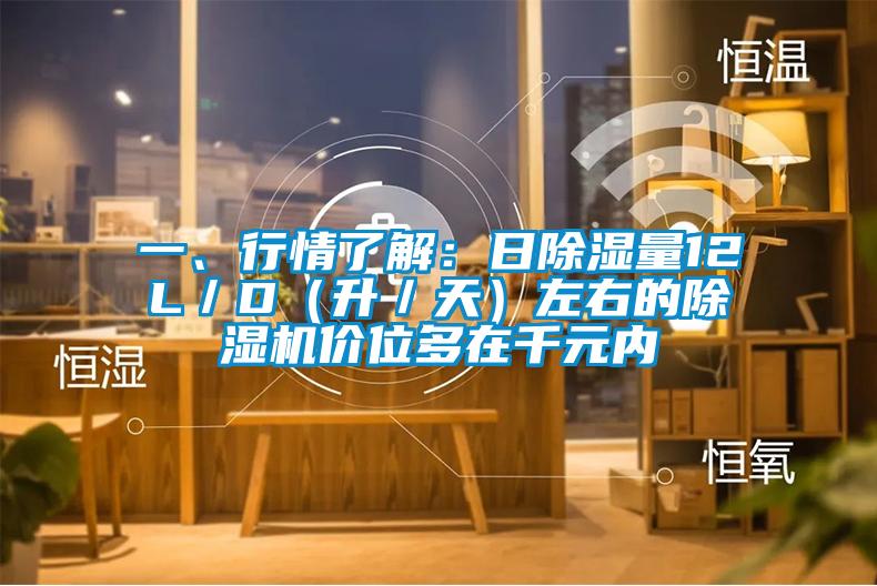 一、行情了解：日除濕量12L／D（升／天）左右的除濕機價位多在千元內(nèi)