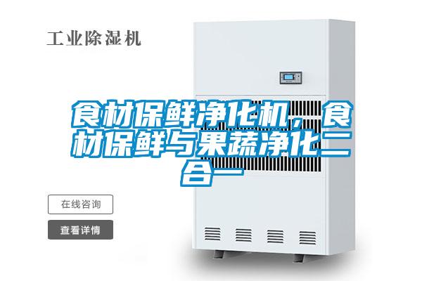 食材保鮮凈化機(jī)，食材保鮮與果蔬凈化二合一