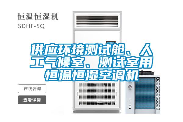 供應(yīng)環(huán)境測試艙、人工氣候室、測試室用恒溫恒濕空調(diào)機