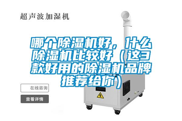 哪個(gè)除濕機(jī)好，什么除濕機(jī)比較好（這3款好用的除濕機(jī)品牌推薦給你）