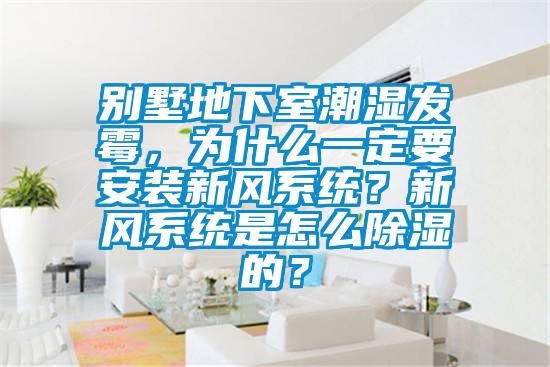 別墅地下室潮濕發(fā)霉，為什么一定要安裝新風(fēng)系統(tǒng)？新風(fēng)系統(tǒng)是怎么除濕的？