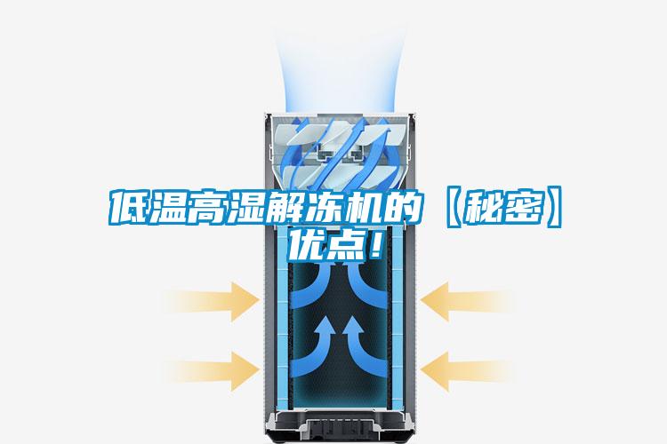 低溫高濕解凍機的【秘密】優點！