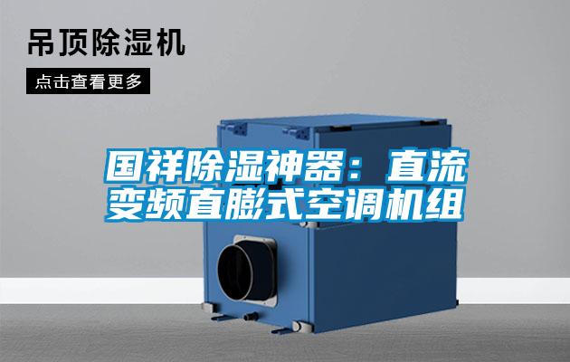 國祥除濕神器：直流變頻直膨式空調機組