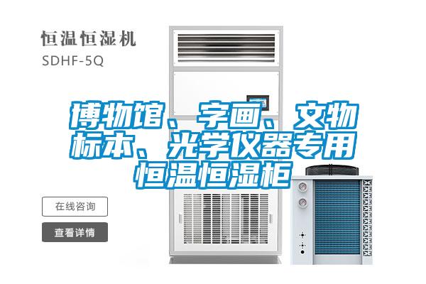 博物館、字畫、文物標(biāo)本、光學(xué)儀器專用恒溫恒濕柜