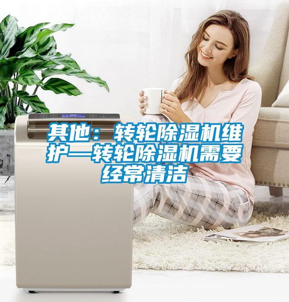 其他：轉(zhuǎn)輪除濕機維護—轉(zhuǎn)輪除濕機需要經(jīng)常清潔