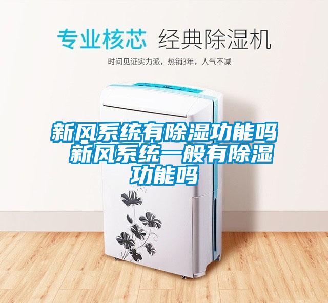 新風系統(tǒng)有除濕功能嗎 新風系統(tǒng)一般有除濕功能嗎