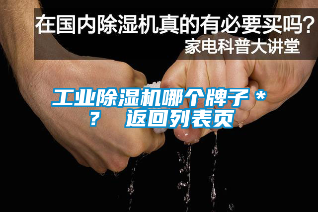 工業(yè)除濕機哪個牌子＊？ 返回列表頁
