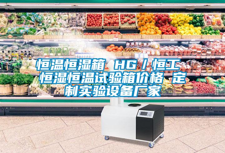 恒溫恒濕箱 HG／恒工 恒濕恒溫試驗箱價格 定制實驗設備廠家