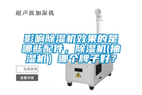 影響除濕機效果的是哪些配件，除濕機(抽濕機）哪個牌子好？
