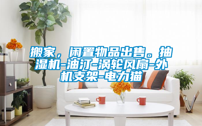 搬家，閑置物品出售。抽濕機-油汀-渦輪風(fēng)扇-外機支架-電力貓