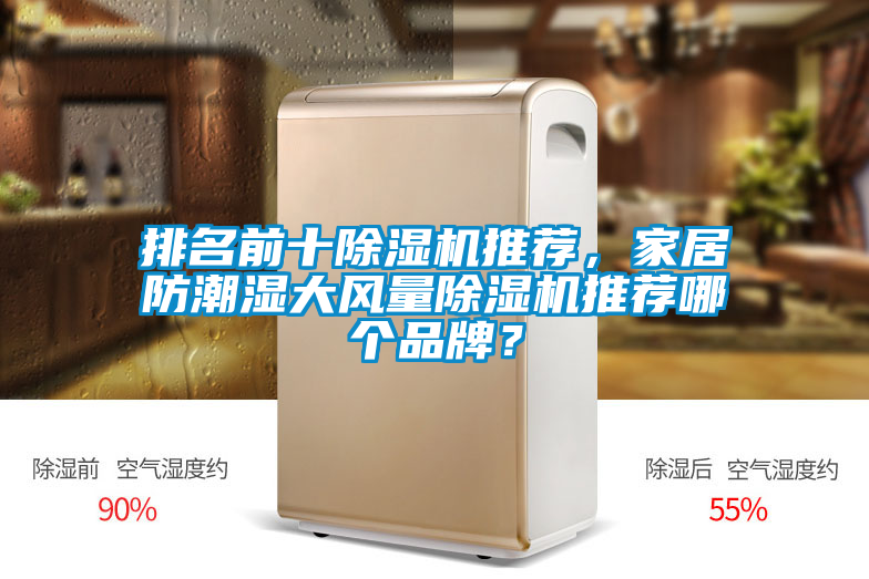 排名前十除濕機(jī)推薦，家居防潮濕大風(fēng)量除濕機(jī)推薦哪個(gè)品牌？