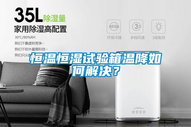恒溫恒濕試驗(yàn)箱溫降如何解決？