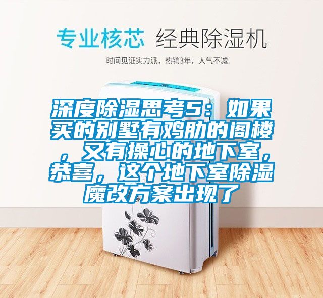 深度除濕思考5：如果買的別墅有雞肋的閣樓，又有操心的地下室，恭喜，這個地下室除濕魔改方案出現(xiàn)了