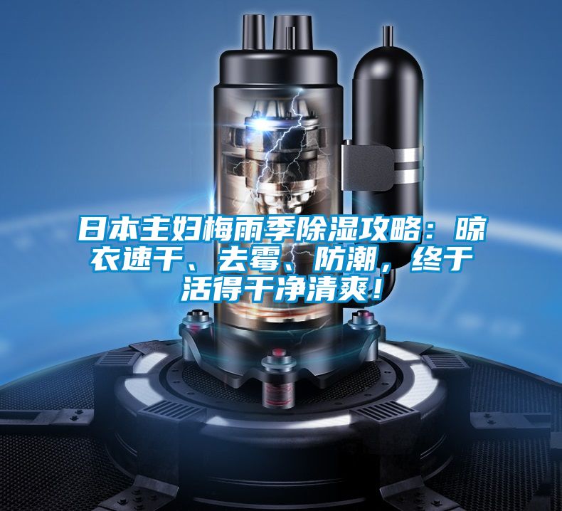 日本主婦梅雨季除濕攻略：晾衣速干、去霉、防潮，終于活得干凈清爽！
