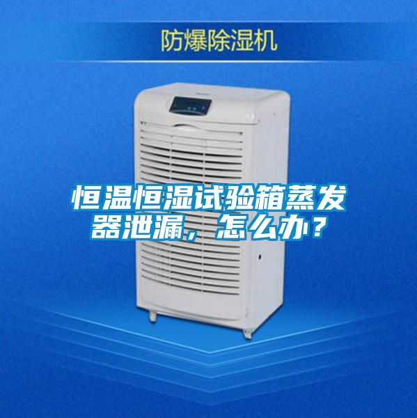 恒溫恒濕試驗(yàn)箱蒸發(fā)器泄漏，怎么辦？