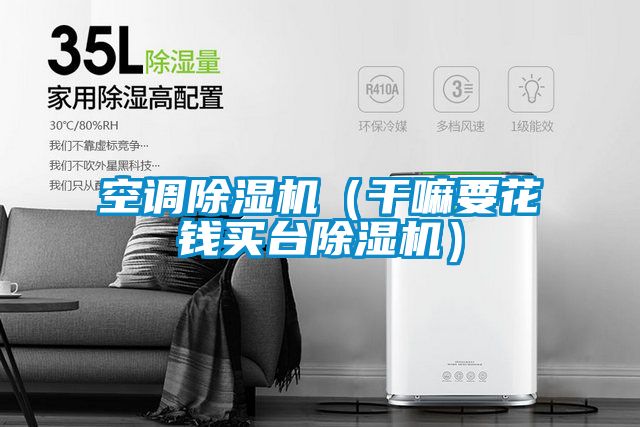 空調除濕機（干嘛要花錢買臺除濕機）