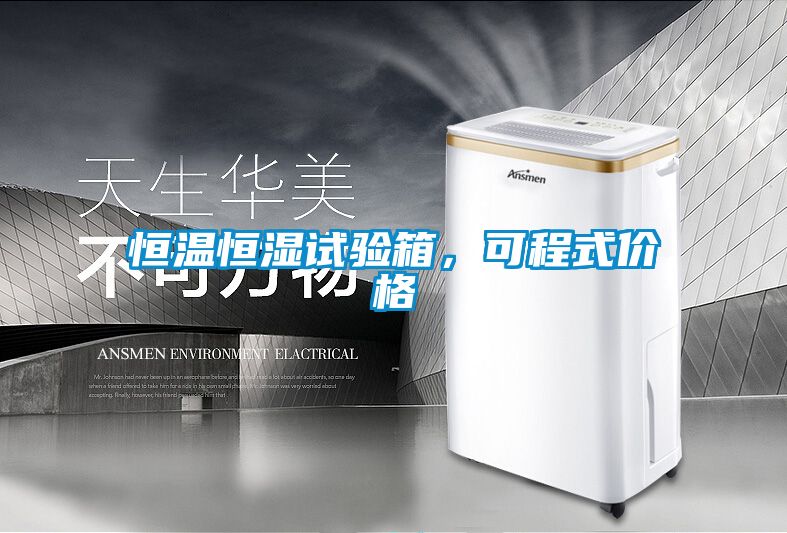 恒溫恒濕試驗箱，可程式價格
