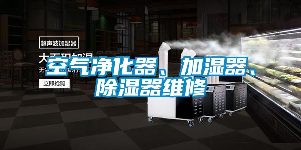 空氣凈化器、加濕器、除濕器維修