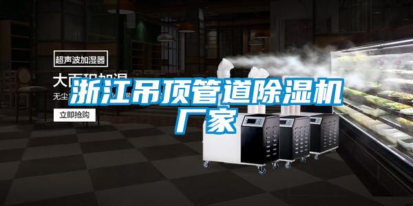 浙江吊頂管道除濕機(jī)廠家