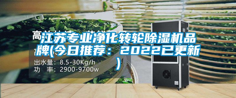 江蘇專業(yè)凈化轉(zhuǎn)輪除濕機品牌(今日推薦：2022已更新)