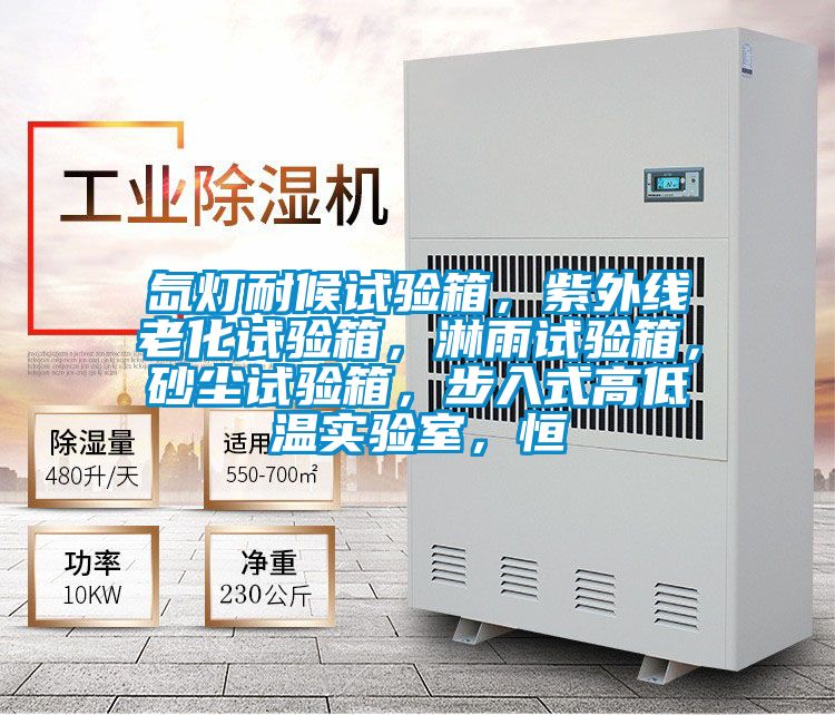氙燈耐候試驗箱，紫外線老化試驗箱，淋雨試驗箱，砂塵試驗箱，步入式高低溫實驗室，恒