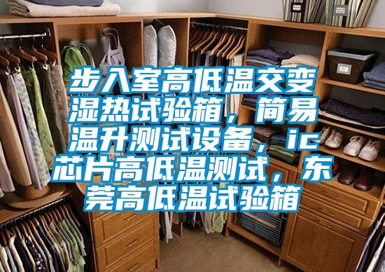 步入室高低溫交變濕熱試驗(yàn)箱，簡(jiǎn)易溫升測(cè)試設(shè)備，ic芯片高低溫測(cè)試，東莞高低溫試驗(yàn)箱