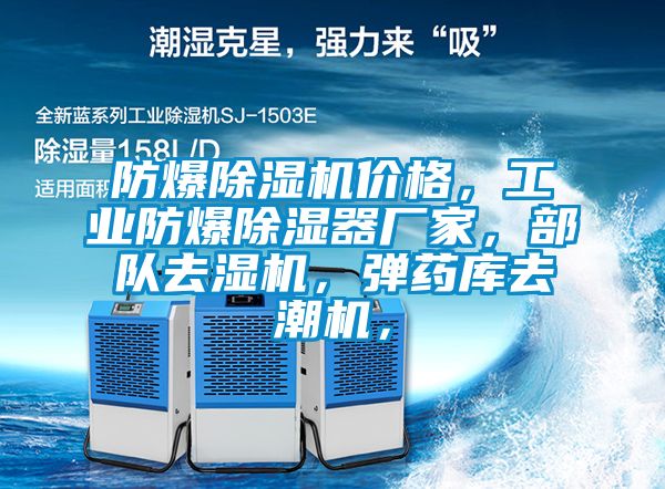 防爆除濕機價格，工業(yè)防爆除濕器廠家，部隊去濕機，彈藥庫去潮機，