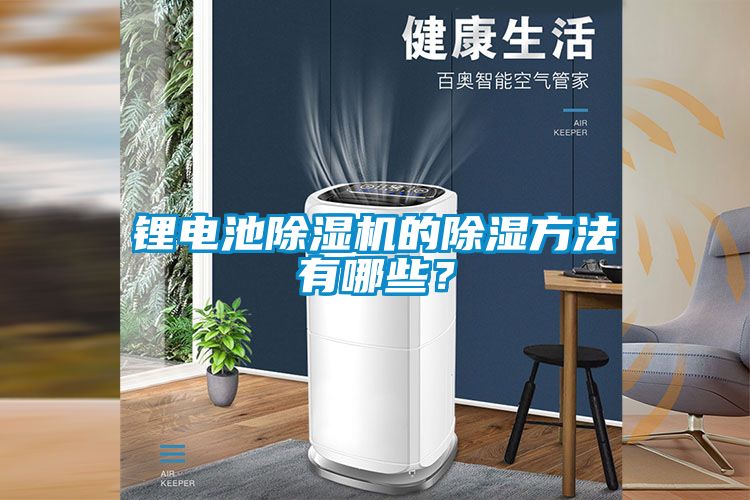 鋰電池除濕機(jī)的除濕方法有哪些？