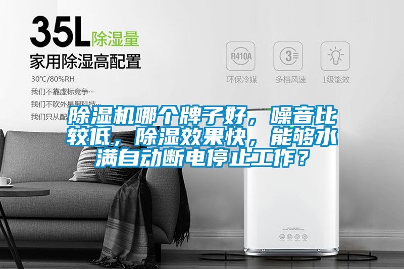 除濕機(jī)哪個(gè)牌子好，噪音比較低，除濕效果快，能夠水滿(mǎn)自動(dòng)斷電停止工作？