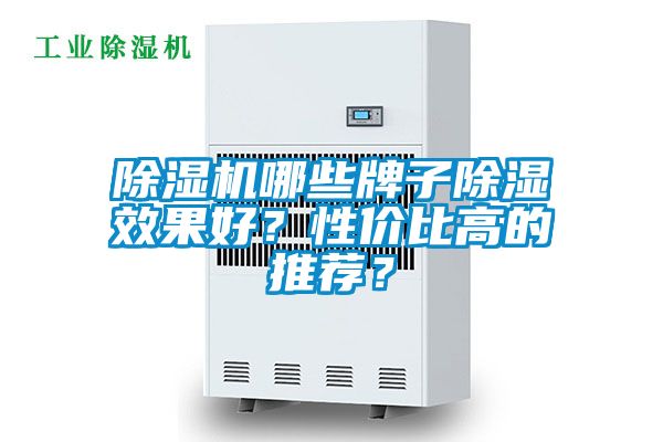 除濕機哪些牌子除濕效果好？性價比高的推薦？