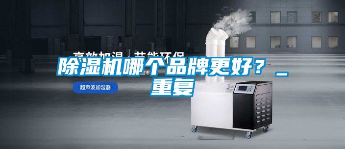 除濕機哪個品牌更好？_重復