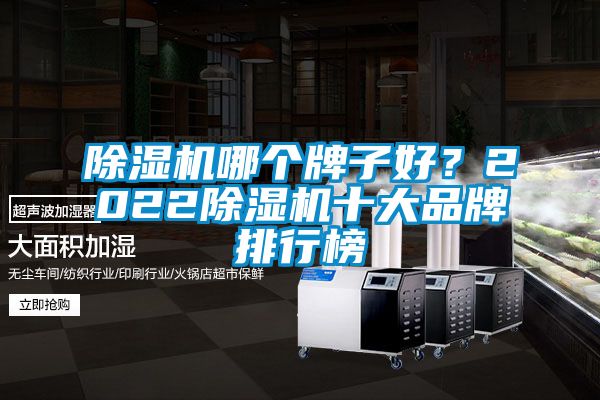 除濕機哪個牌子好？2022除濕機十大品牌排行榜