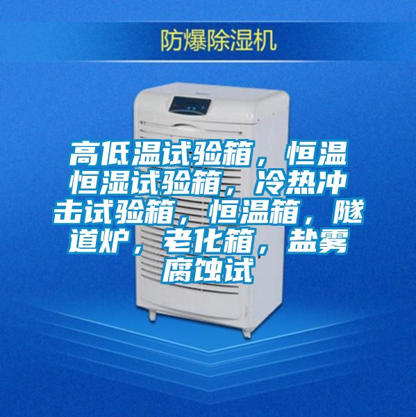 高低溫試驗(yàn)箱，恒溫恒濕試驗(yàn)箱，冷熱沖擊試驗(yàn)箱，恒溫箱，隧道爐，老化箱，鹽霧腐蝕試
